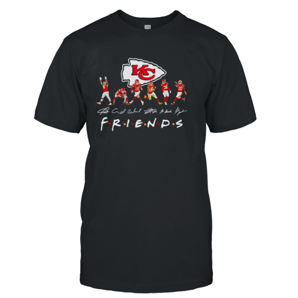 Kansas City Chiefs Friends tv show signatures shirt