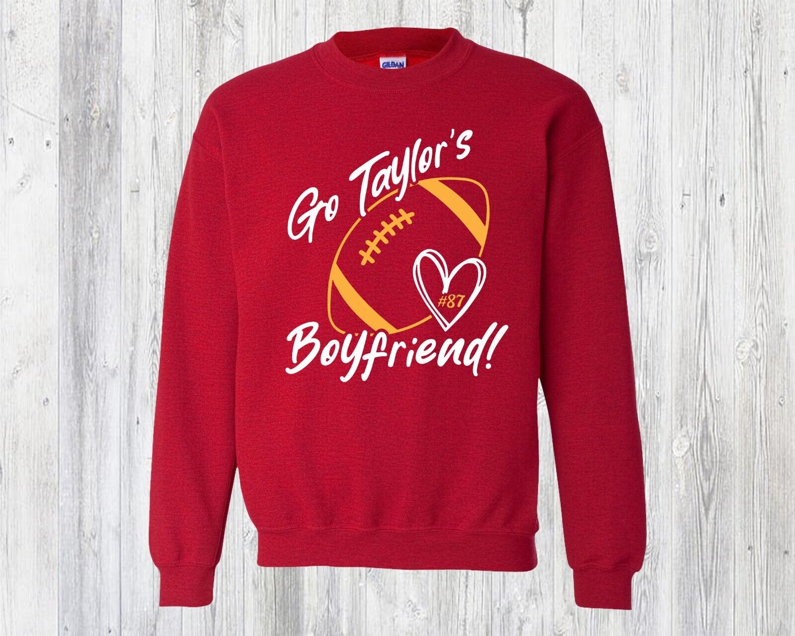 Kc Chiefs - Go Taylors Boyfriend - Crewneck Sweatshirt