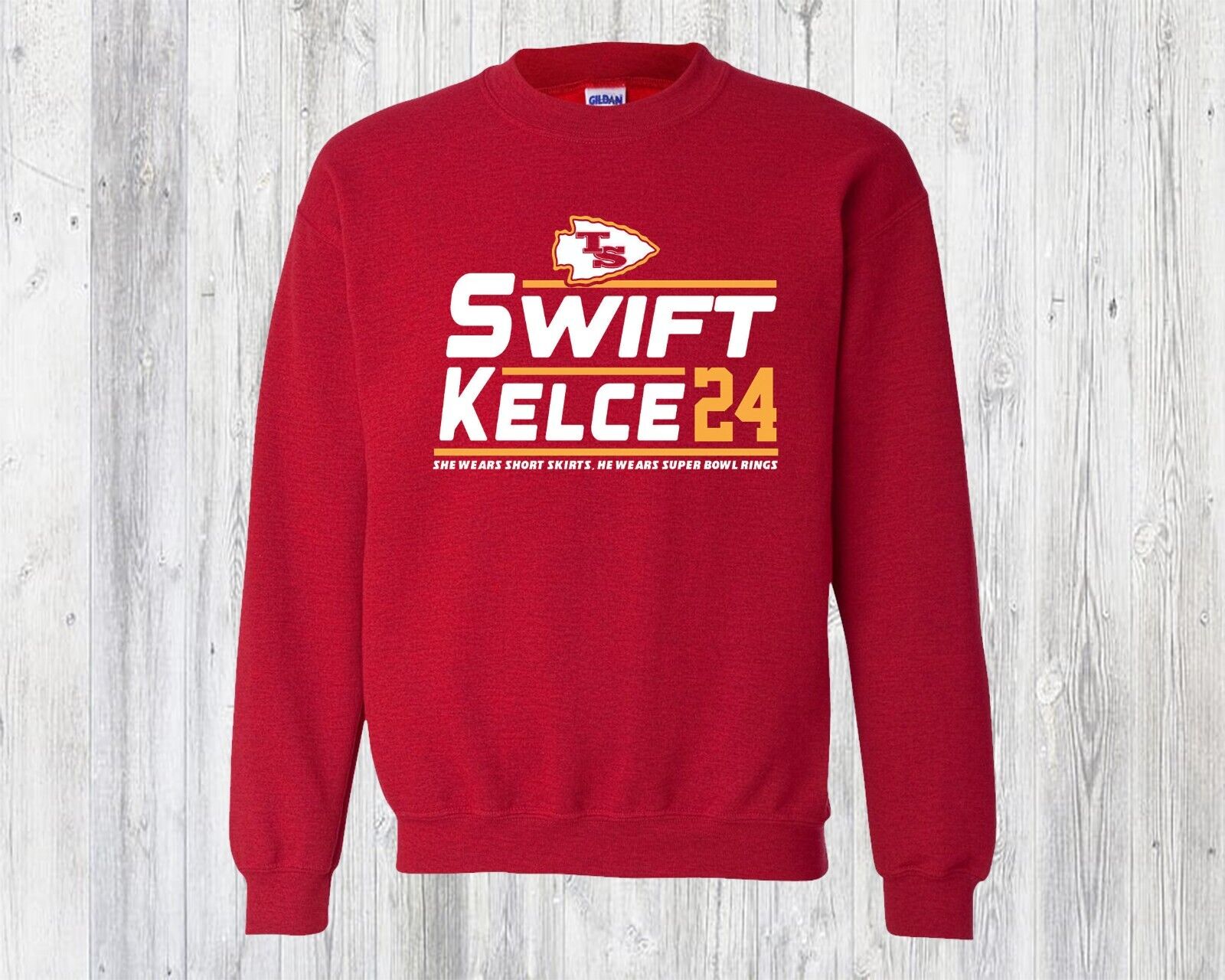 Kc Chiefs - Swift Kelce 24 - Crewneck Sweatshirt