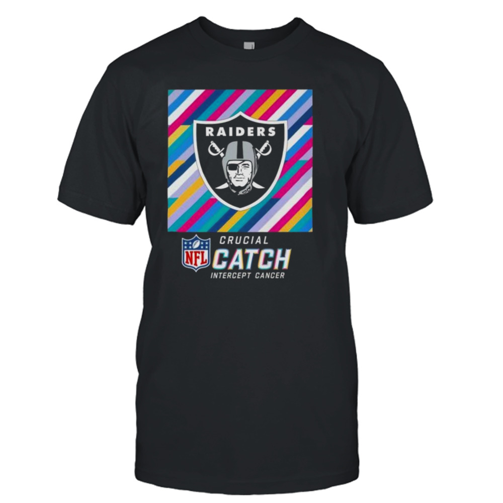 Las Vegas Raiders NFL Crucial Catch Intercept Cancer Shirt