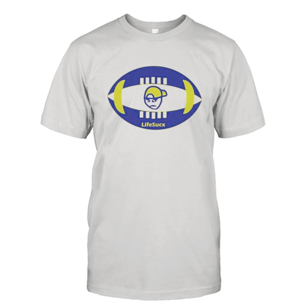 Los Angeles Rams Football Lifesucx Angry Guy T-shirt