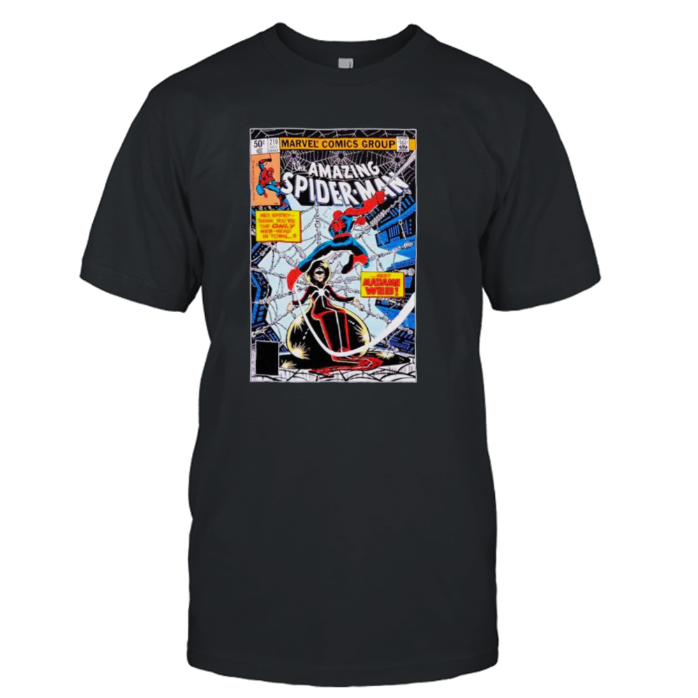 Marvel The Amazing Spider-Man Madame Web Comic Cover shirt