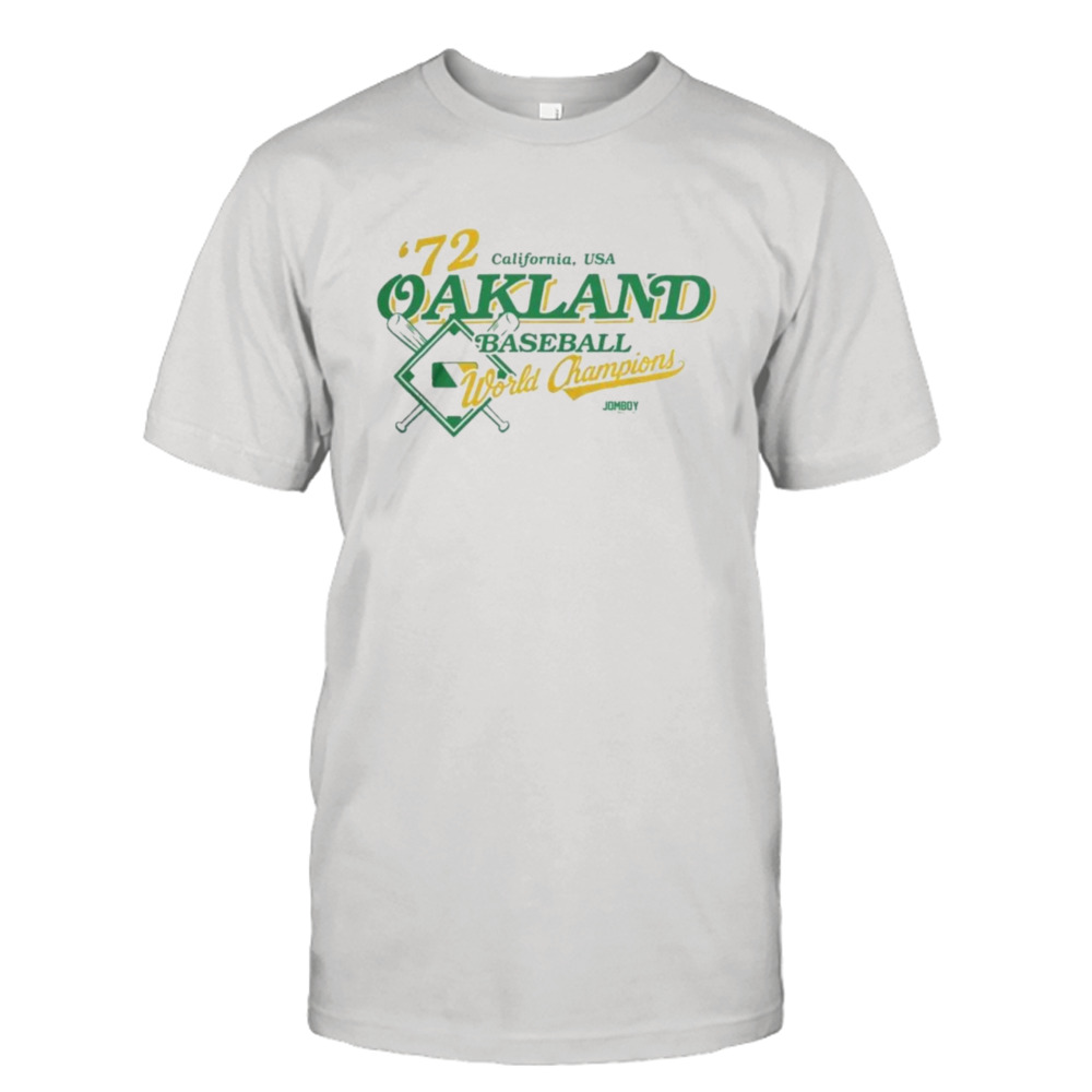 Oakland Athletics Baseball ’72 World Champions California, USA T-Shirt