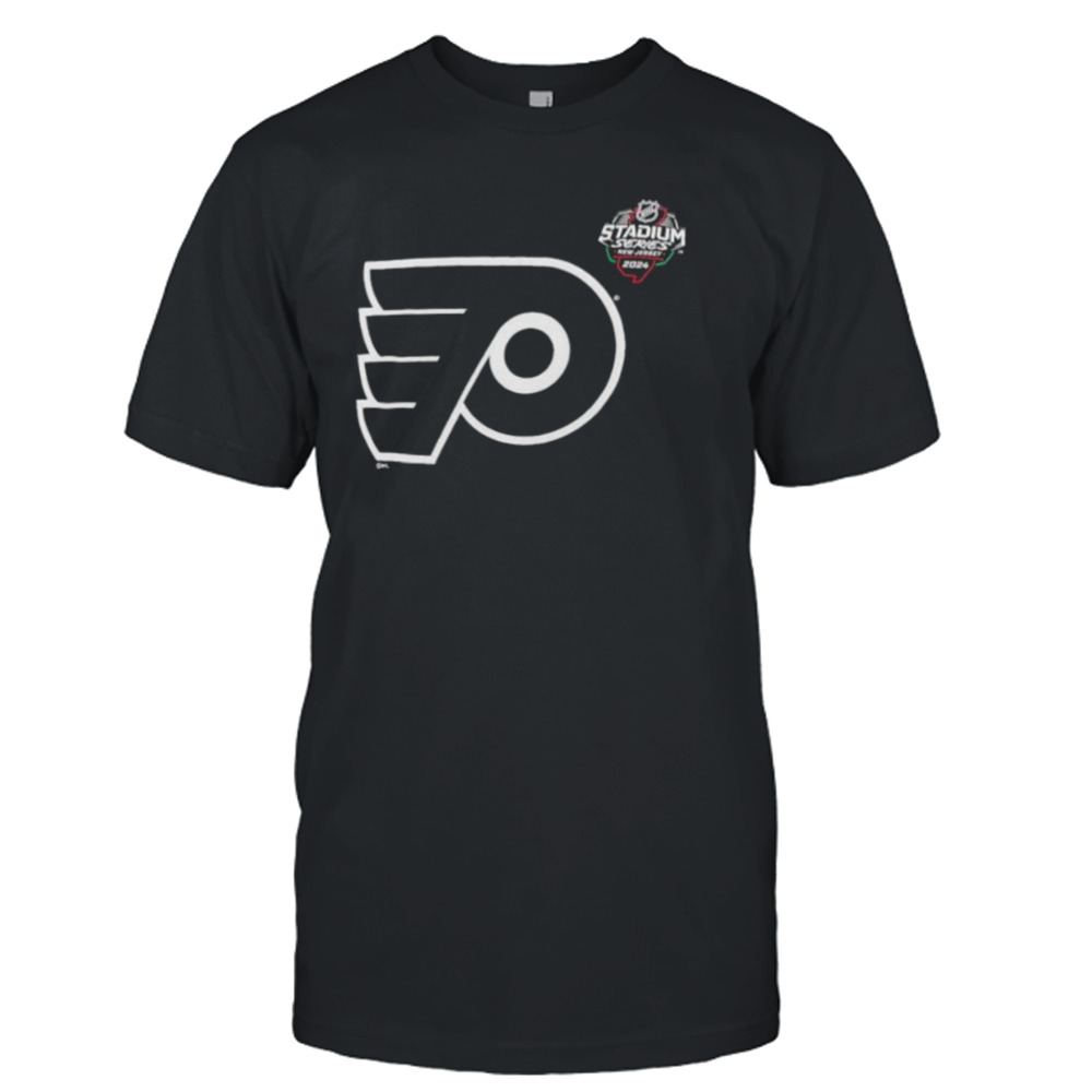 Philadelphia Flyers 2024 NHL Stadium Series Black T-Shirt