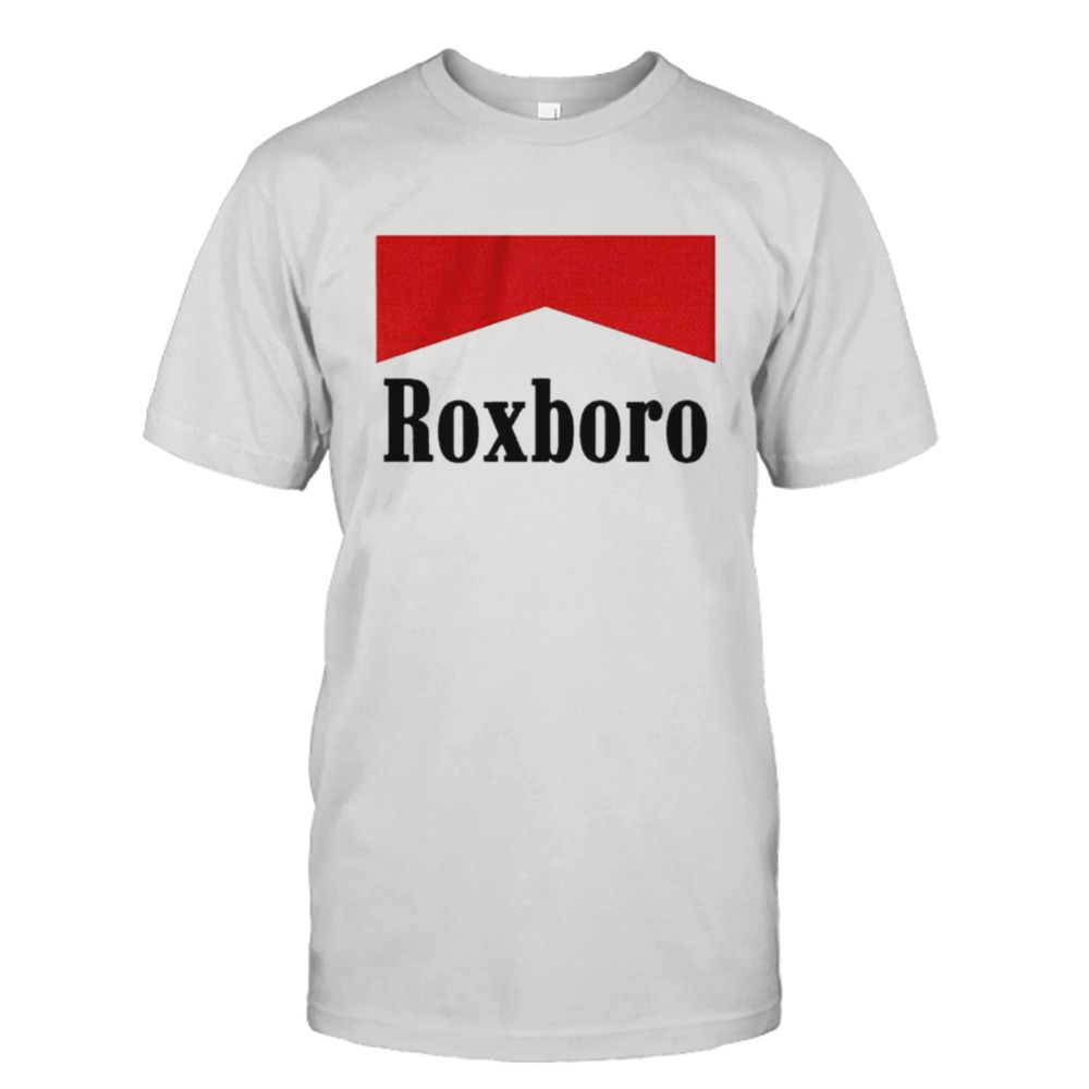 Roxboro Smokes parody logo shirt