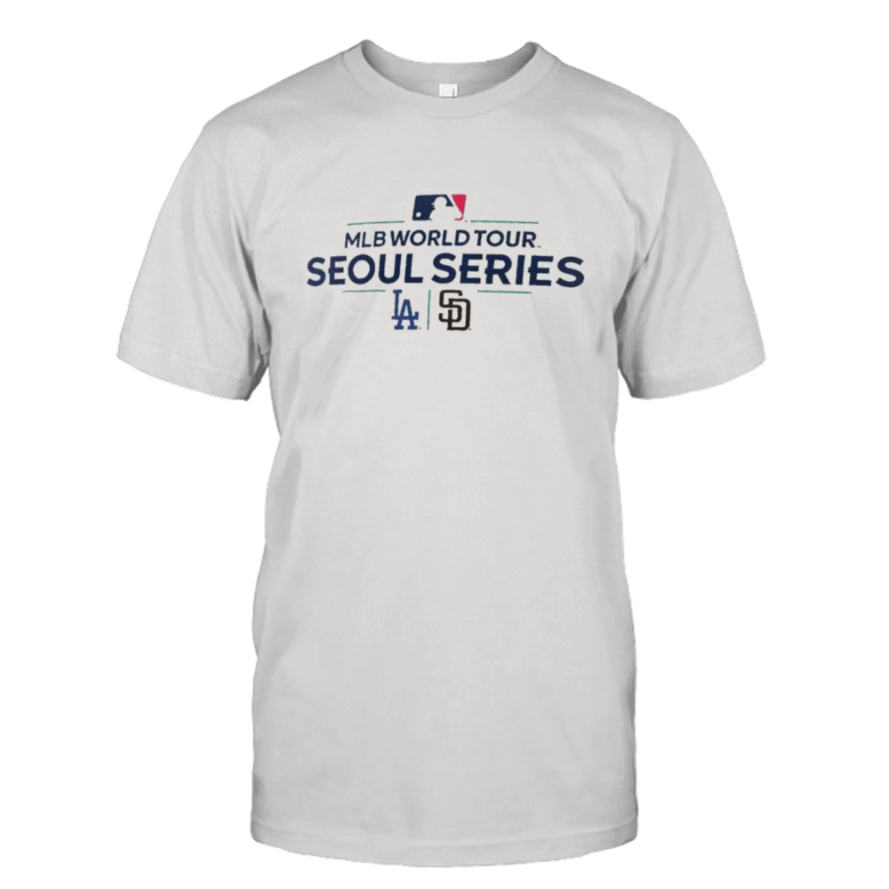 San Diego Padres vs Los Angeles Dodgers 2024 MLB World Tour Seoul Series Matchup T-Shirt