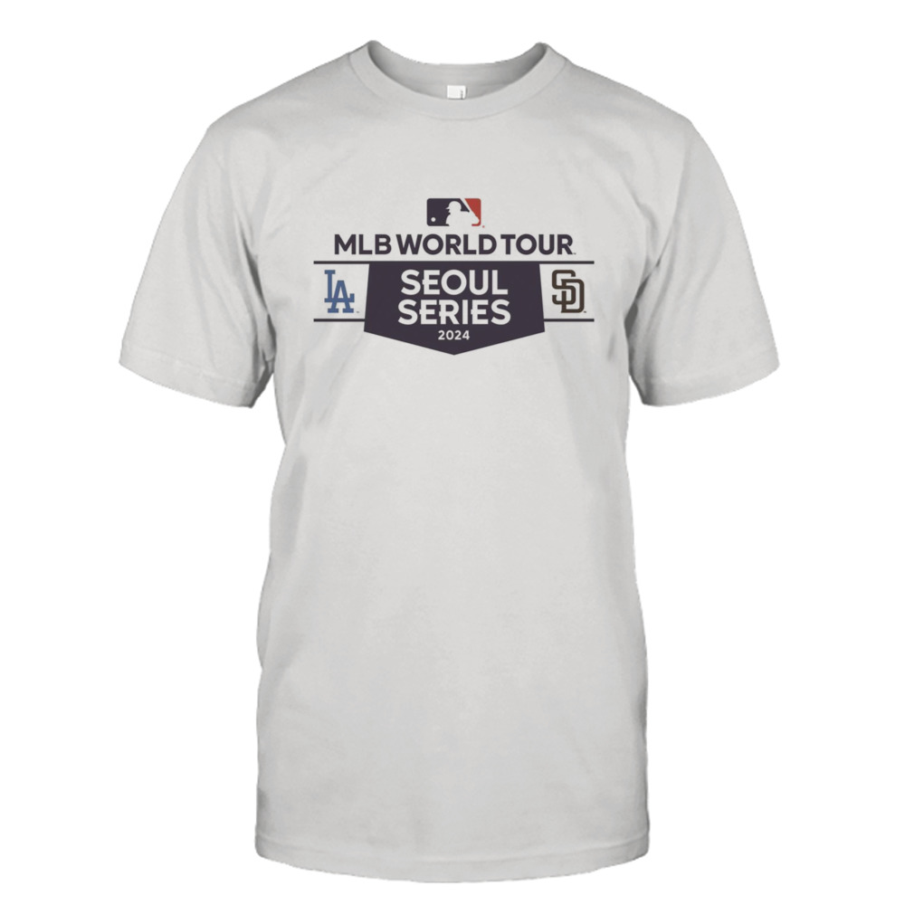 San Diego Padres vs. Los Angeles Dodgers 2024 MLB World Tour Seoul Series Matchup shirt