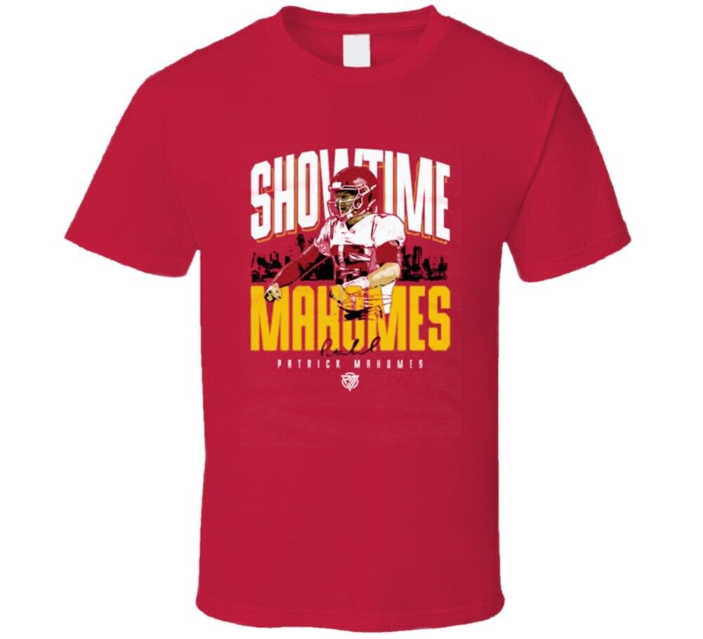 Showtime Patrick Mahomes 15 Kc Chiefs Football Fan T Shirt