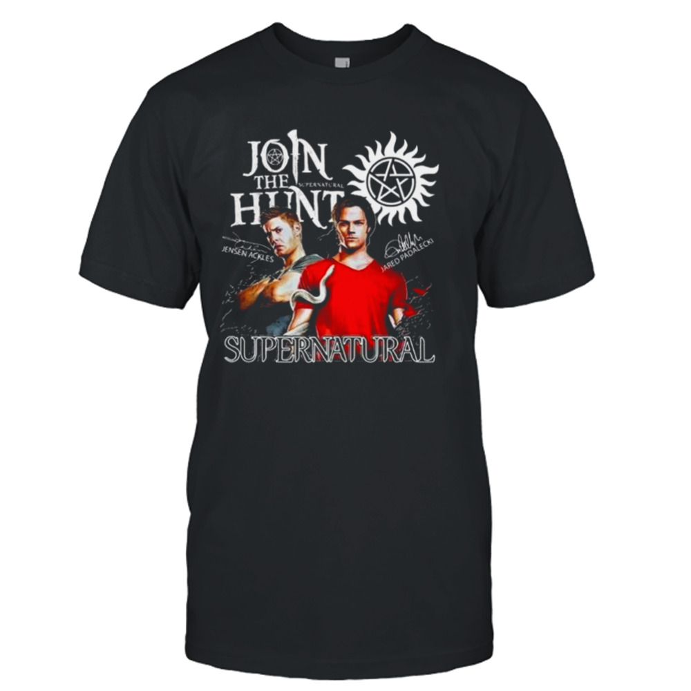 Supernatural Join The Hunt Signatures Shirt