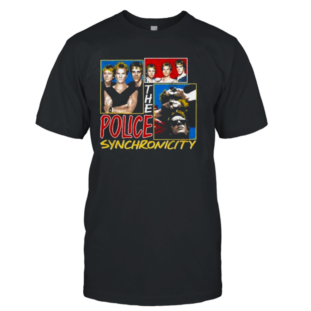 The Police Synchronicity Collage Shirt