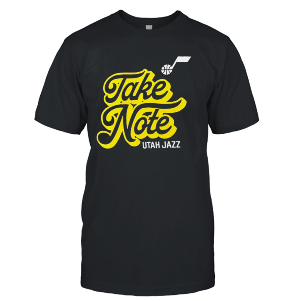 Utah Jazz Take Note Pick & Roll Coverage T-shirt