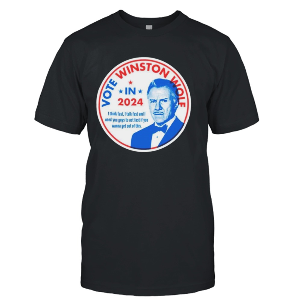 Vote Winston Wolf in 2024 shirt