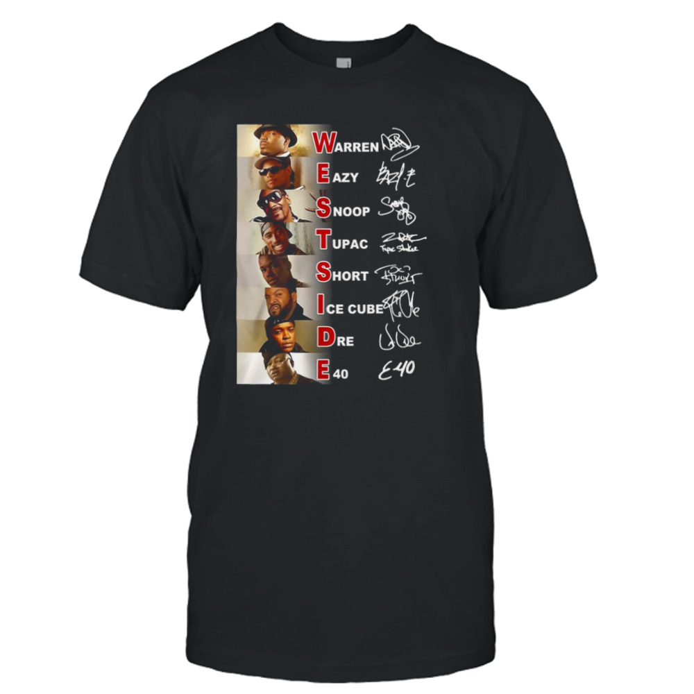 Warren Eazy Snoop Tupac Short Ice Cube Dre E40 Shirt