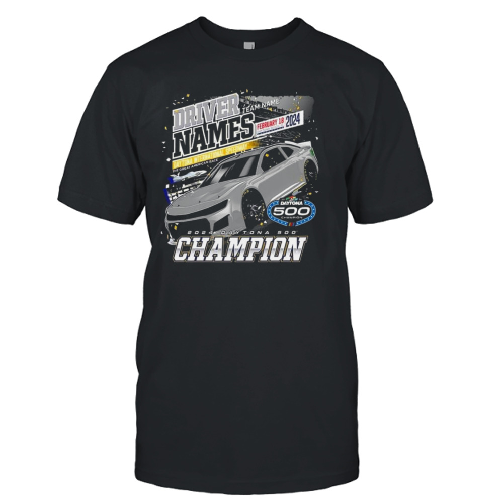 William Byron Checkered Flag Sports 2024 Daytona 500 Champion Past Champions T-shirt