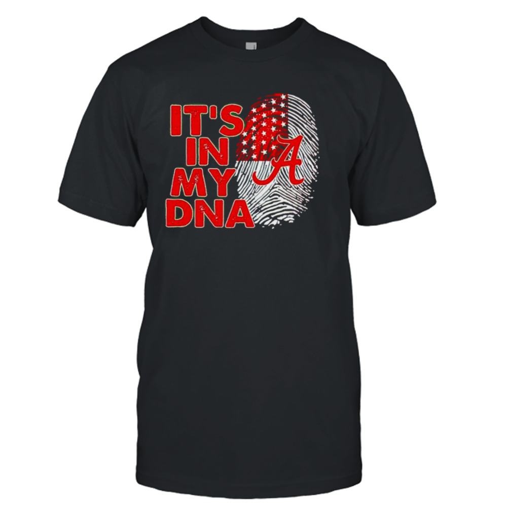 Alabama Crimson Tide It’s In My DNA Fingerprint shirt