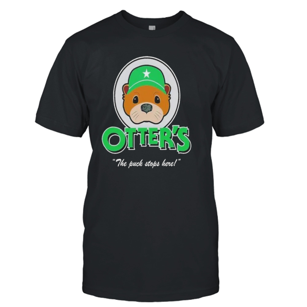Dallas Stars Otter’s the puck stops here shirt