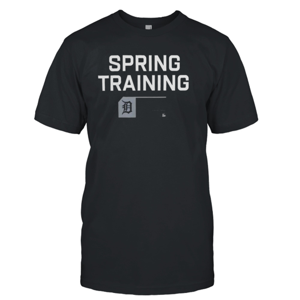 Detroit Tigers Navy Spring Training Legend Logo 2024 Shirt