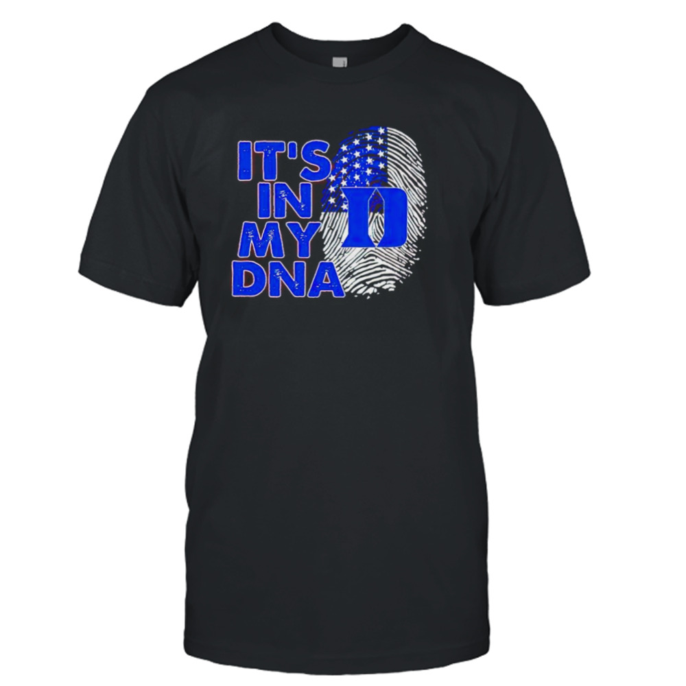 Duke Blue Devils It’s In My DNA Fingerprint shirt