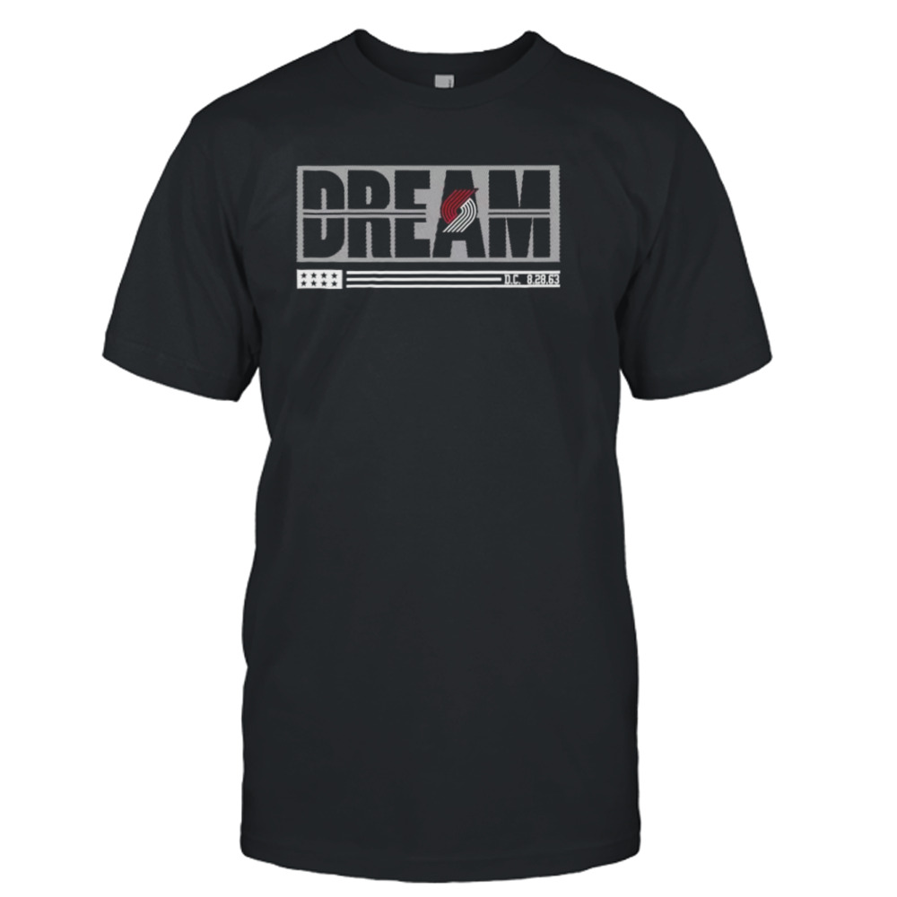 Fisll X Black History Collection Black Portland Trail Blazers T-shirt