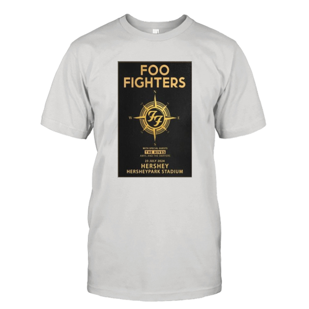 Foo Fighters July 23 2024 HersheyPark Stadium Hershey Shirt