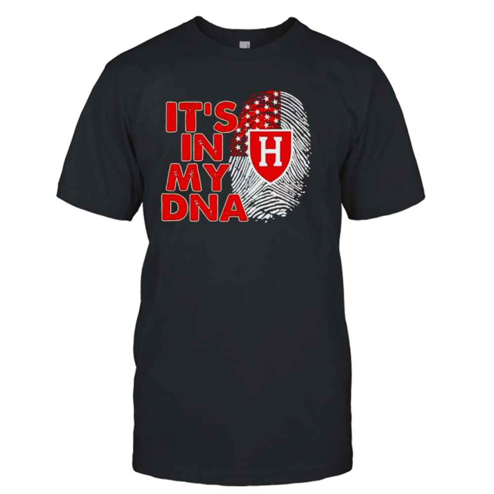 Harvard Crimson It’s In My DNA Fingerprint shirt