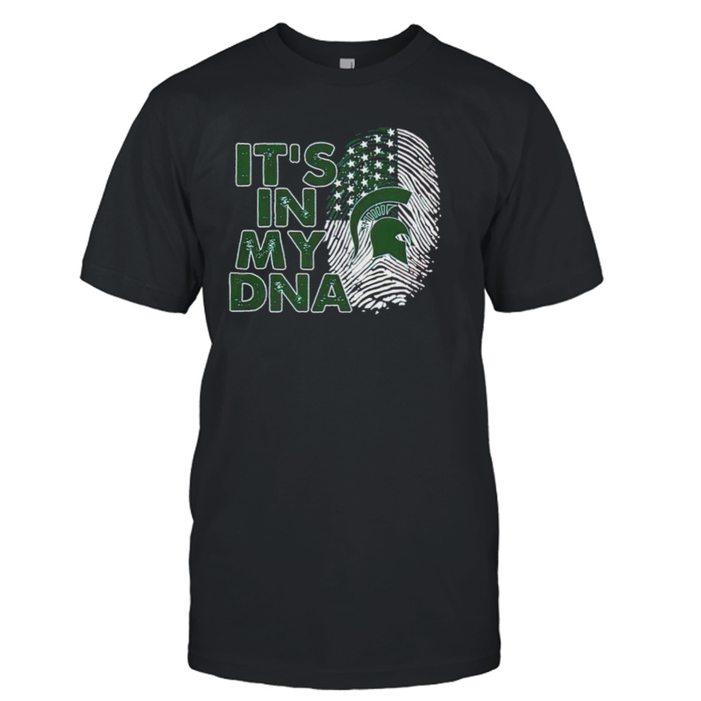 Michigan State Spartans It’s In My DNA Fingerprint shirt