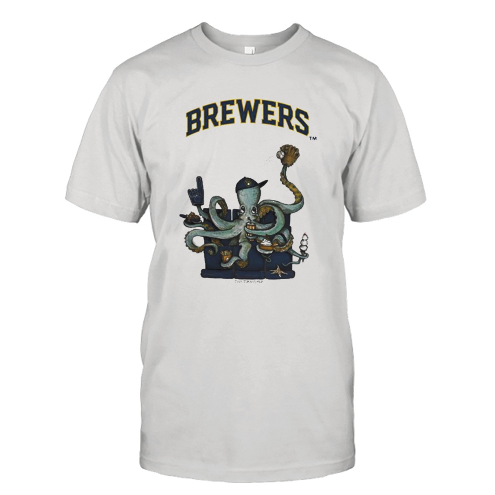 Milwaukee Brewers Octopus 2024 T-shirt