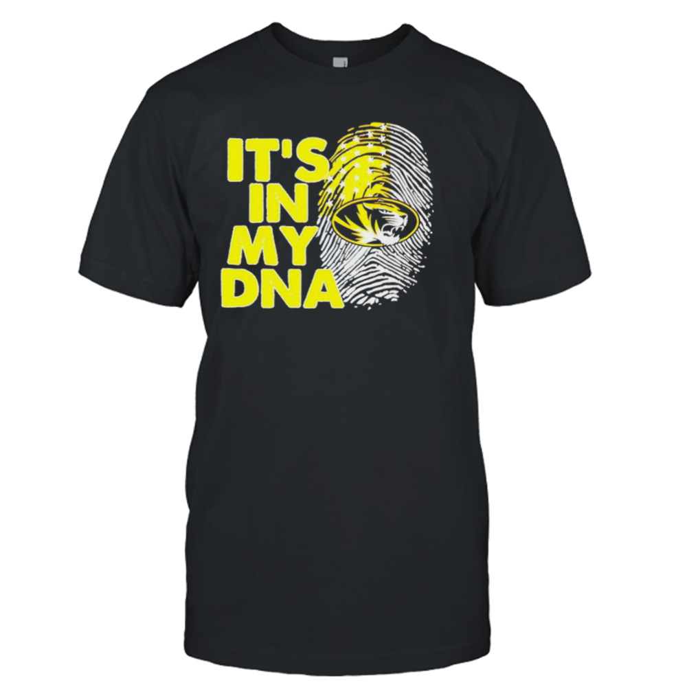 Missouri Tigers It’s In My DNA Fingerprint shirt