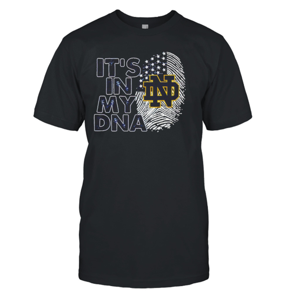 Notre Dame Fighting Irish It’s In My DNA Fingerprint shirt