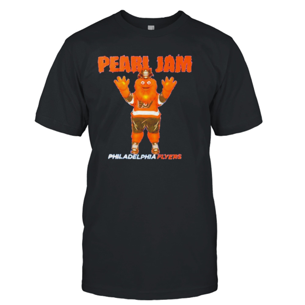 Pearl Jam Philadelphia Flyers Gritty shirt