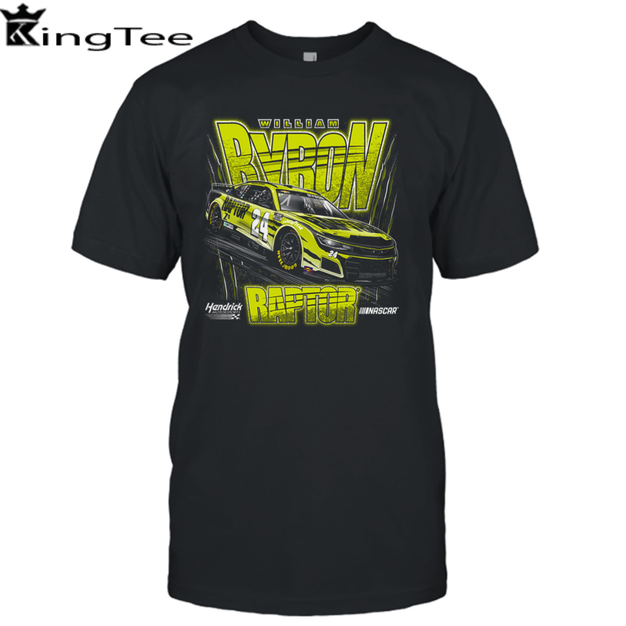 William Byron Hendrick Motorsports Team Collection Youth Raptor Car T Shirt