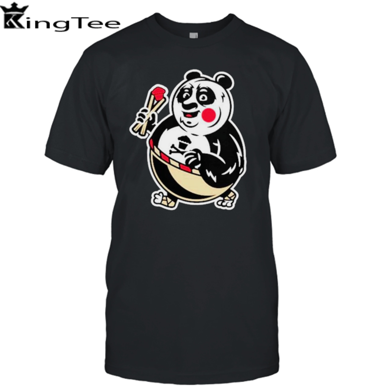 Fighting panda funny shirt
