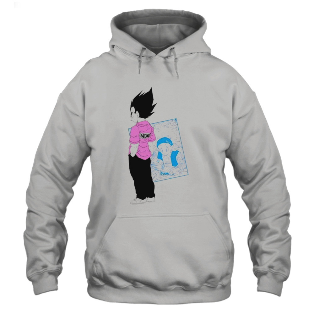 Dragonball Z Vegeta Bulma Sew Pink Badman shirt