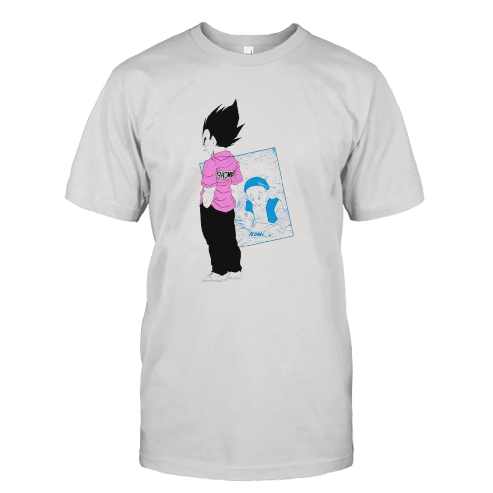 Dragonball Z Vegeta Bulma Sew Pink Badman shirt