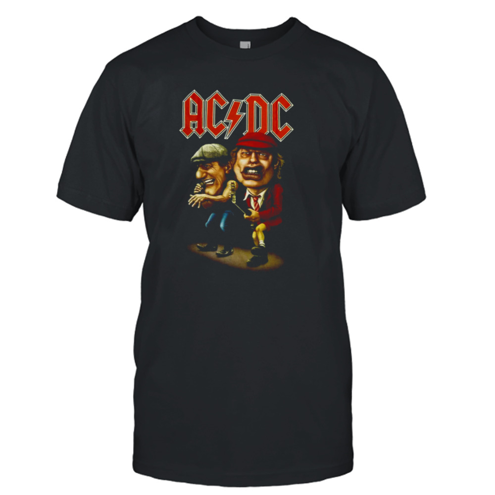 AcDc Caricature In Concert T Shirt