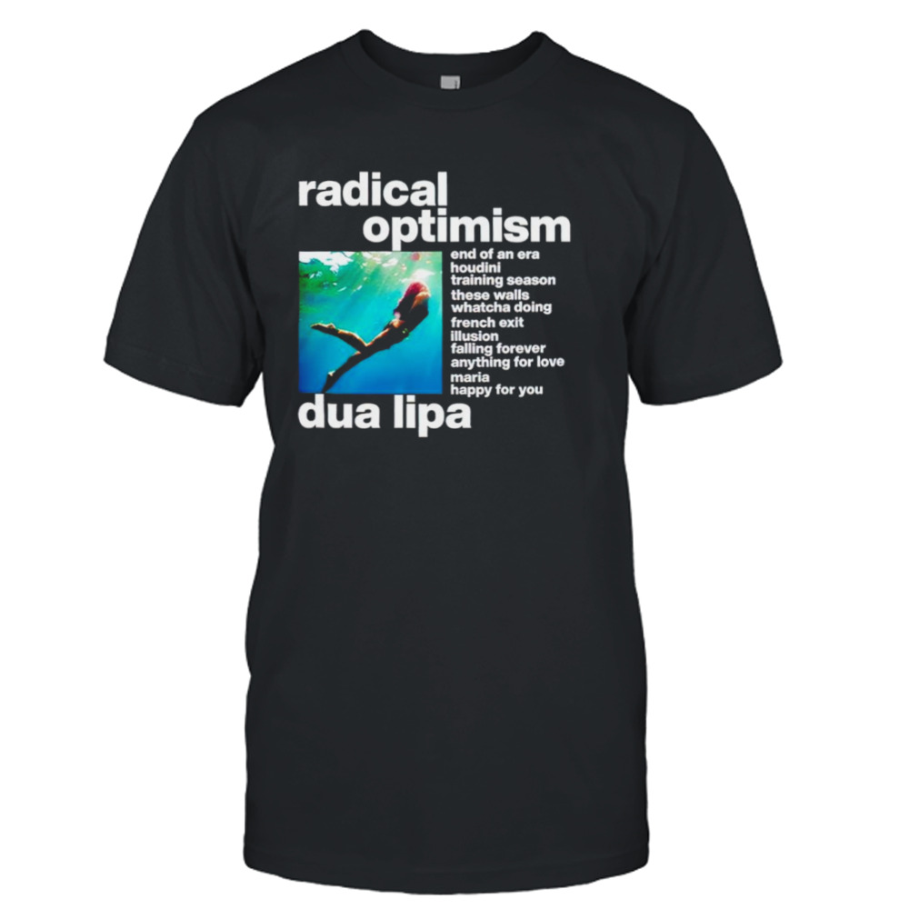 Dua Lipa Radical Optimism Breast Logo T shirt