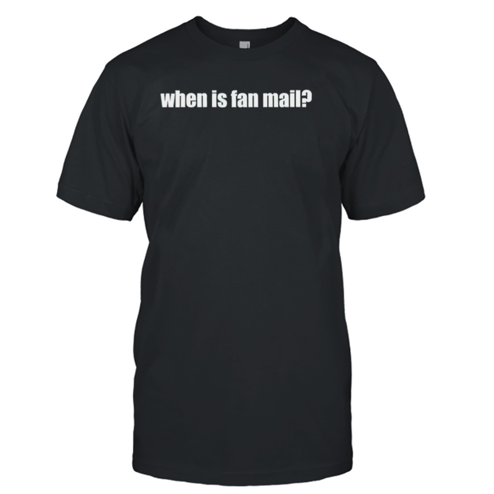 Jynxzi wearing when is fan mail shirt