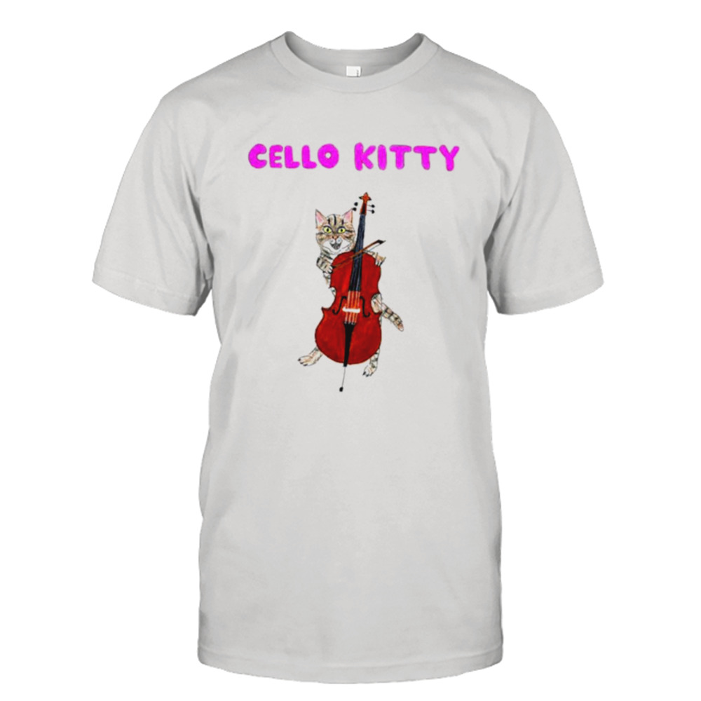 Cello Kitty Cat Drawing shirt