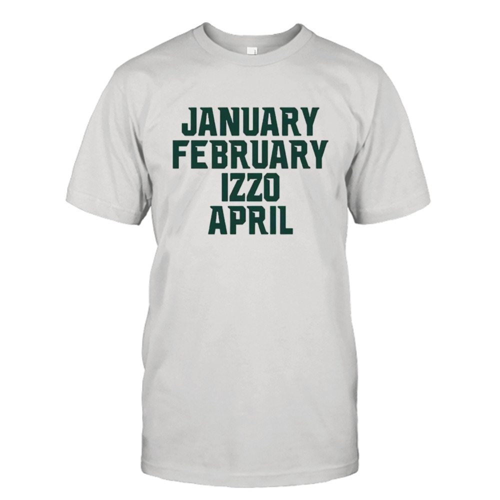 January february Izzo april ms months shirt