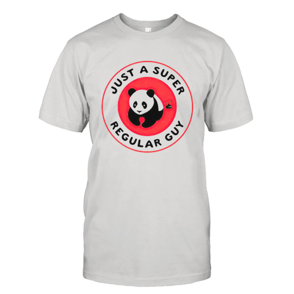 Just a super regular guy panda shirt