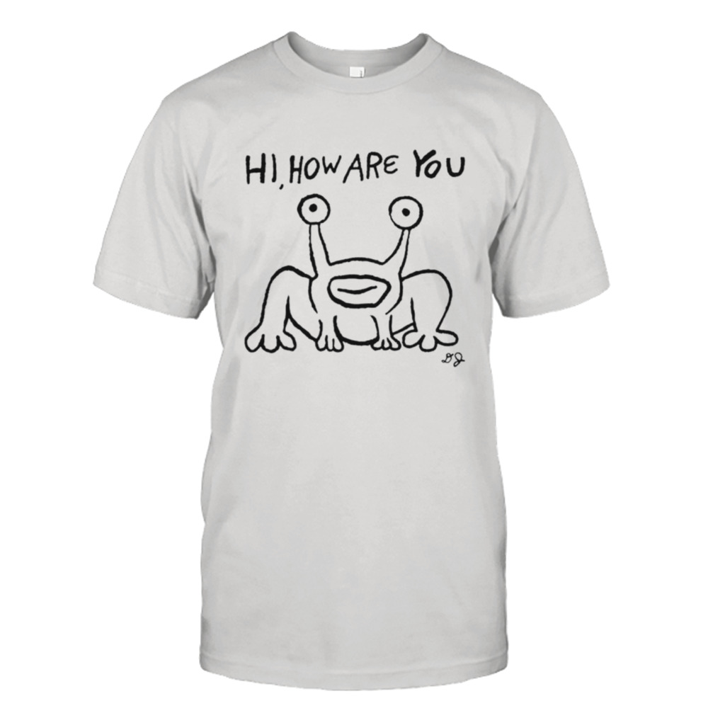 Frog mural hi how are you shirt