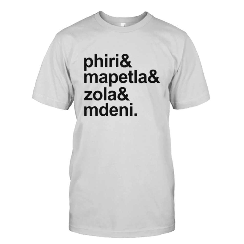 Phiri Mapetla Zola Mdeni shirt