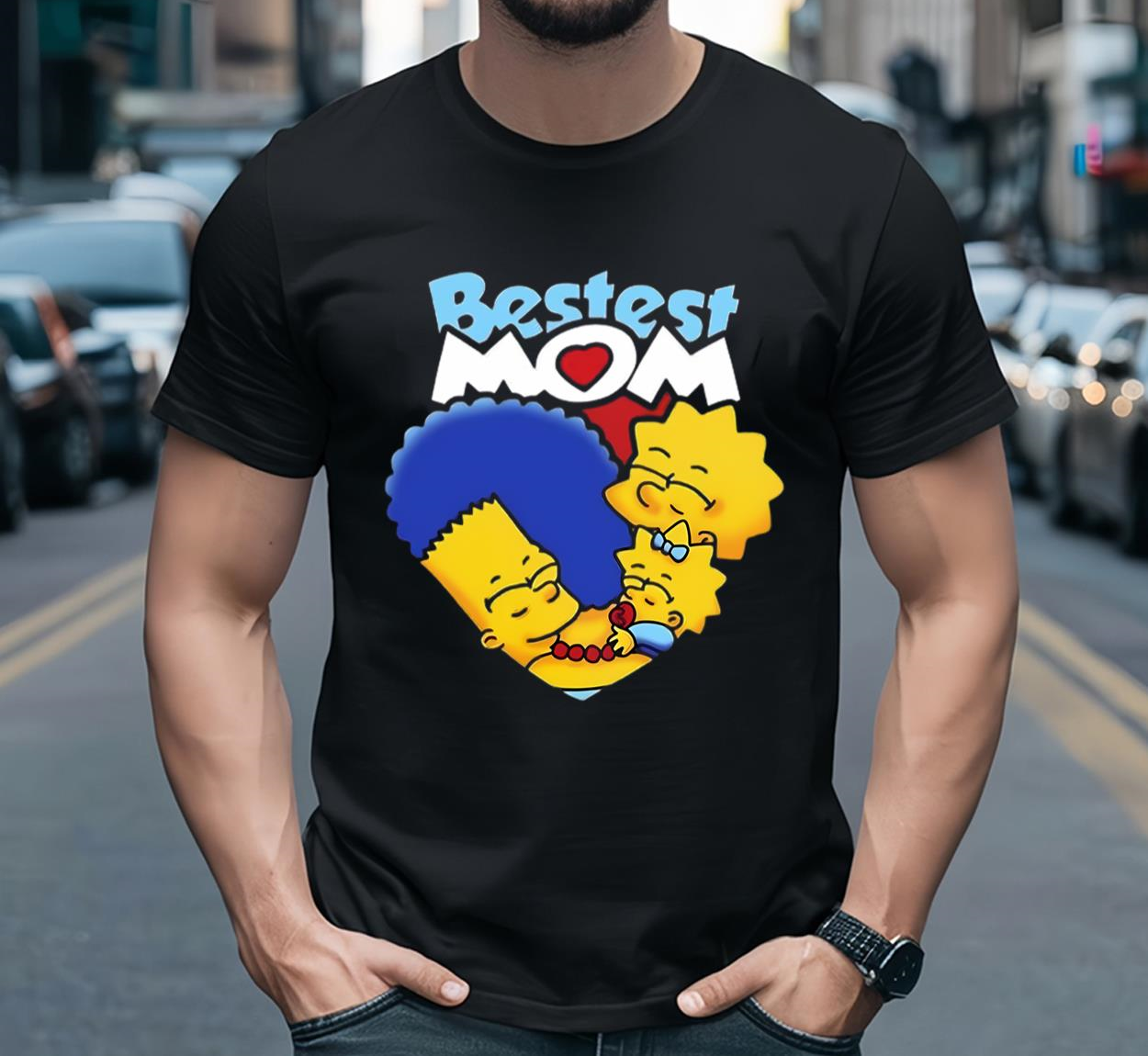 Bestest Mom The Simpsons Mom Day Shirt