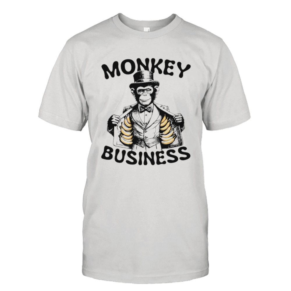 Monkey business banana shirt