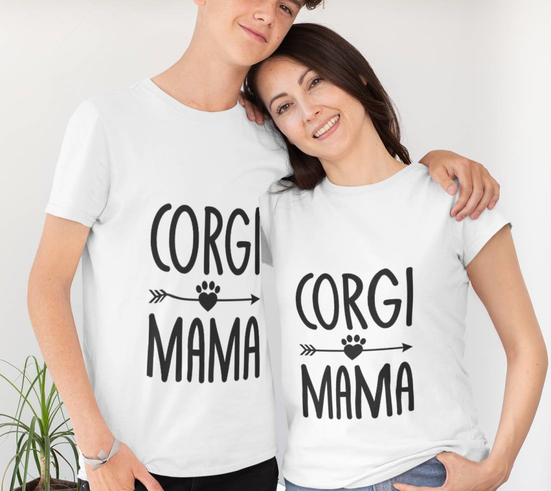 Corgi Mama Welsh Corgi Dog Lover T-Shirt