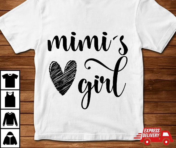 Funny Matching Mimi Girl For Grandma Whit Mother's Day Shirt