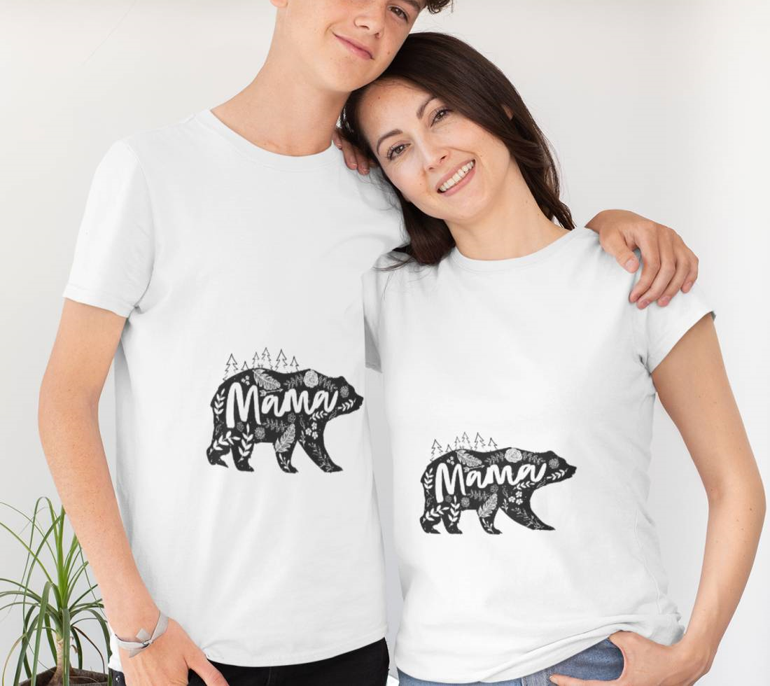 Mama Bear Floral T-Shirt