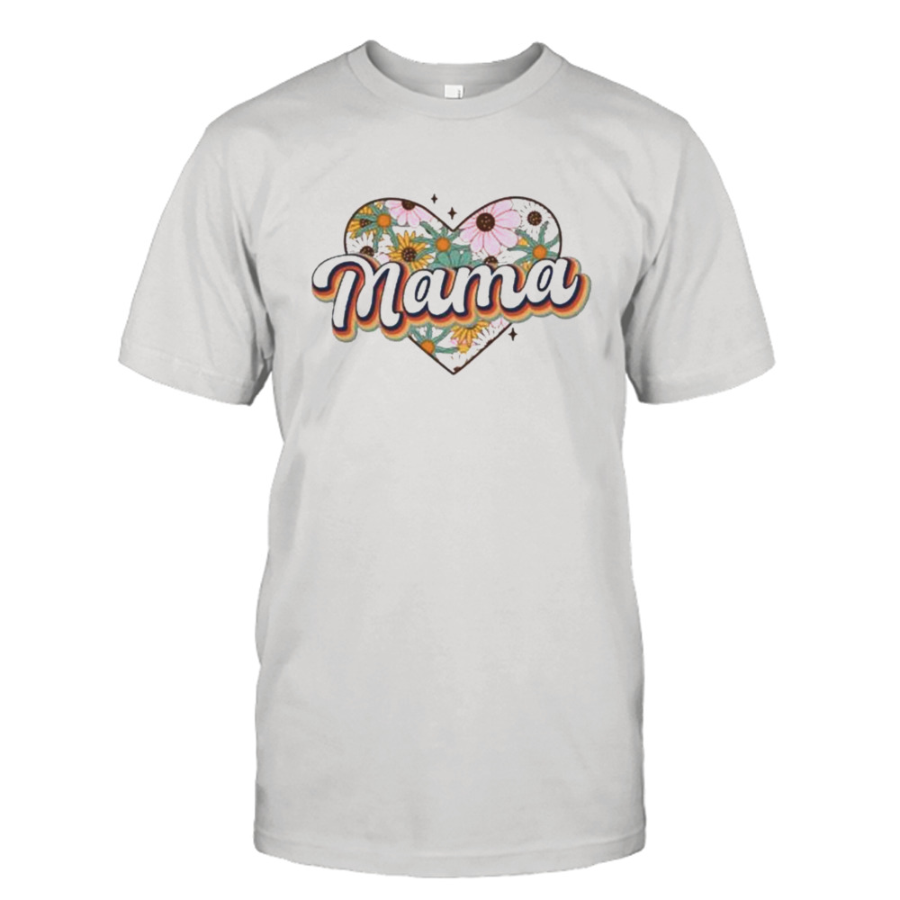 Mama Floral Heart Shirt