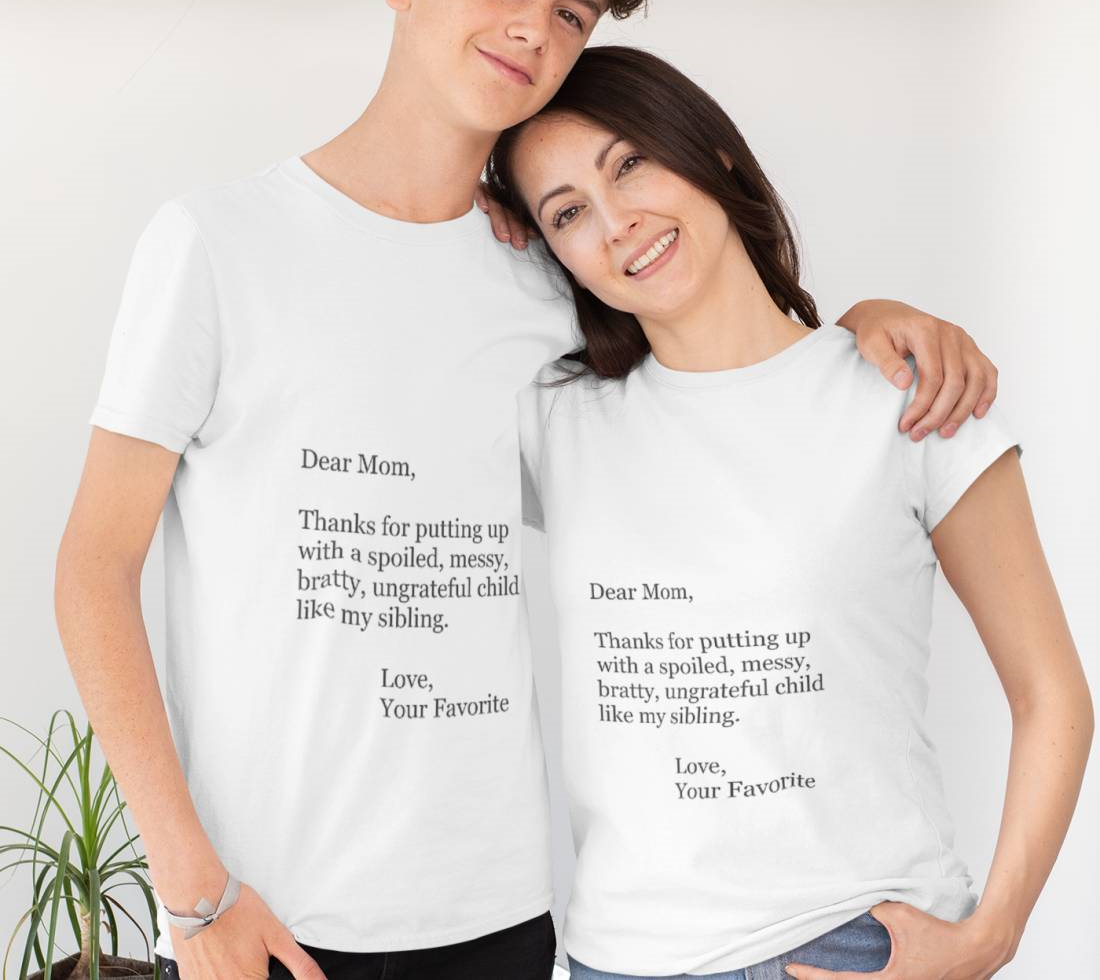 Mothers Day Ideas And Funny Mom Christmas Cards & Gifts For Christmas & Birthday T-Shirt