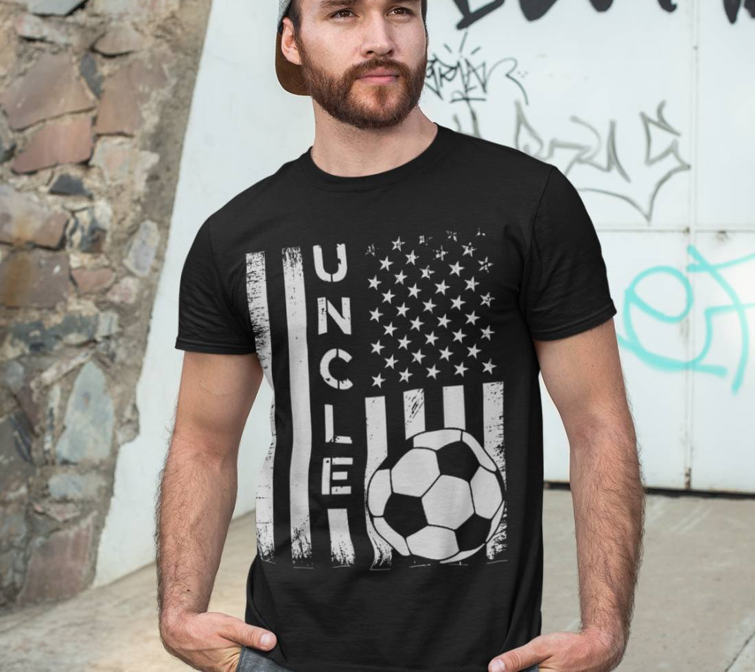 Soccer Uncle American Flag Vintage Shirt